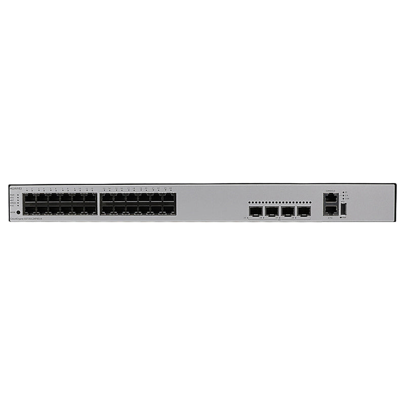 HUAWEI CloudEngine S5735-L24P4S-A - 24-Port Switch (24x Ethernet 10/100/1000 | 4x GE SFP | 1U HE | PoE+)