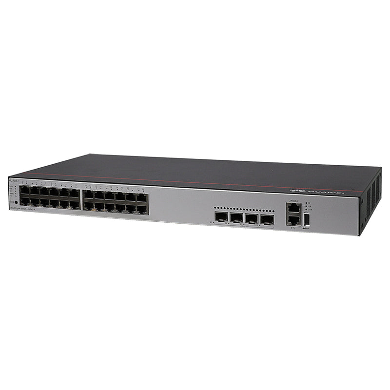 HUAWEI CloudEngine S5735-L24P4S-A - 24-Port Switch (24x Ethernet 10/100/1000 | 4x GE SFP | 1U HE | PoE+)