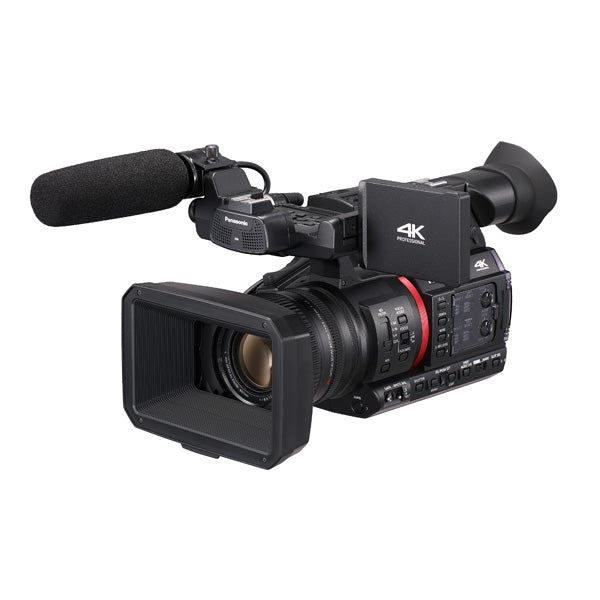 PANASONIC AG-CX350 - 4K HDR 10Bit Handheld-Camcorder mit 24,5mm Weitwinkel und 20-fachen optischen Zoom - in schwarz