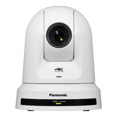 PANASONIC AW-UE50 - 4K UHD PTZ-camera met pan- en tiltfunctie (24x optische zoom | groothoeklens | optische beeldstabilisator | 3G-SDI- en HDMI-versie | auto-trackingsoftware | PoE+) - in het wit