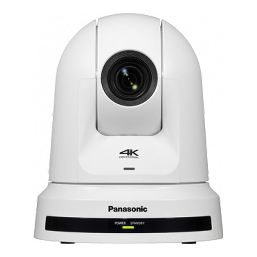 PANASONIC AW-UE80 - 4K UHD PTZ-Kamera mit Schwenk- & Neigefunktion (24x optischer Zoom | Weitwinkelobjektiv | OIS + EIS Bildstabilisator | 3G-SDI & HDMI-Version | Auto-Tracking-Software | PoE++) - in weiß