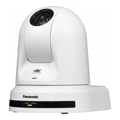 PANASONIC AW-UE80 - 4K UHD PTZ-Kamera mit Schwenk- & Neigefunktion (24x optischer Zoom | Weitwinkelobjektiv | OIS + EIS Bildstabilisator | 3G-SDI & HDMI-Version | Auto-Tracking-Software | PoE++) - in weiß