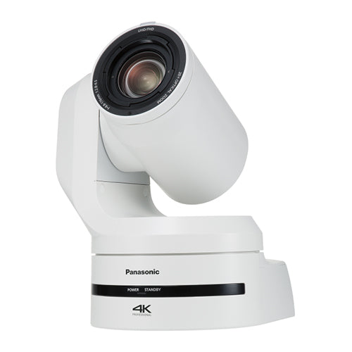 PANASONIC AW-UE150 - 4K UHD PTZ-Kamera mit Schwenk- & Neigefunktion (20x optischer Zoom | 2.160/50p | optischer Bildstabilisator | 12G-SDI/3G-SDI/HD-SDI/HDMI | PoE++) - in weiß