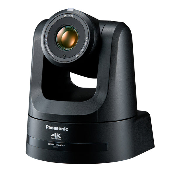 PANASONIC AW-UE100 - 4K UHD PTZ-Kamera mit Schwenk- & Neigefunktion (24x optischer Zoom | 2.160/50p | Weitwinkelobjektiv | OIS + EIS Bildstabilisator | 12G-SDI/3G-SDI/HD-SDI/HDMI | NDI + SRT Unterstützung | PoE++) - in schwarz