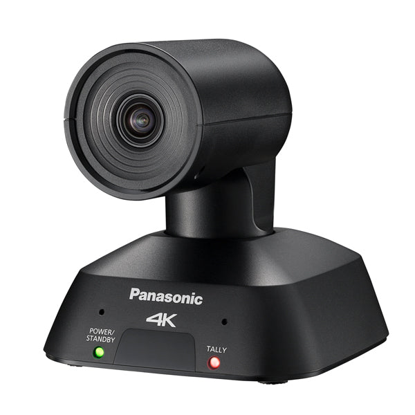 PANASONIC AW-UE4 - Kompakte 4K UHD PTZ-Kamera mit Ultraweitwinkelobjektiv (4x digitaler Zoom | integriertes Stereomikrofon | IP-Streaming | HDMI | PoE) - in schwarz