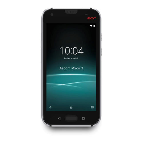 ASCOM Myco 3 (WiFi EU) - Smartphone avec lecteur de codes-barres et fonctions d'alarme (écran tactile 5" FULL-HD | Bluetooth | caméra avant et arrière | IP67)