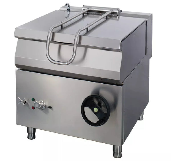 MAXIMA Gastro Heavy Duty Kippbratpfanne - 50 l - Doppeleinheit - 70 cm Tief - Gas