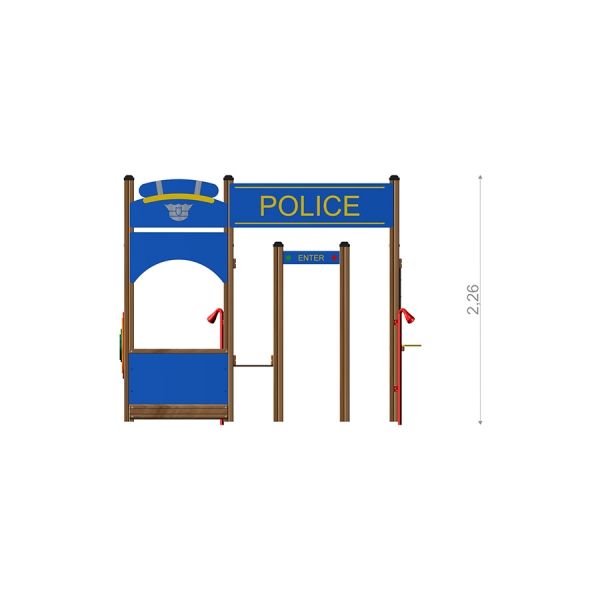 Aire de jeux de la police de Lars Laj 