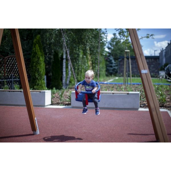 Lars Laj Doppel Schaukel II Baby Schaukel und Reifenschaukel Spielplatz