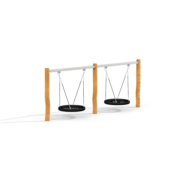 Aire de jeux Lars Laj Double Swing Robinia (BNS 120) 