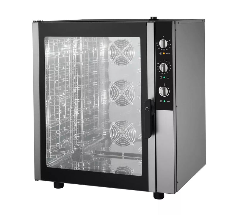 MAXIMA Gastro Combi - Dampfofen - Passt 10 Tabletts (1/1 GN / 60 x 40 cm) - Analog - 400 V