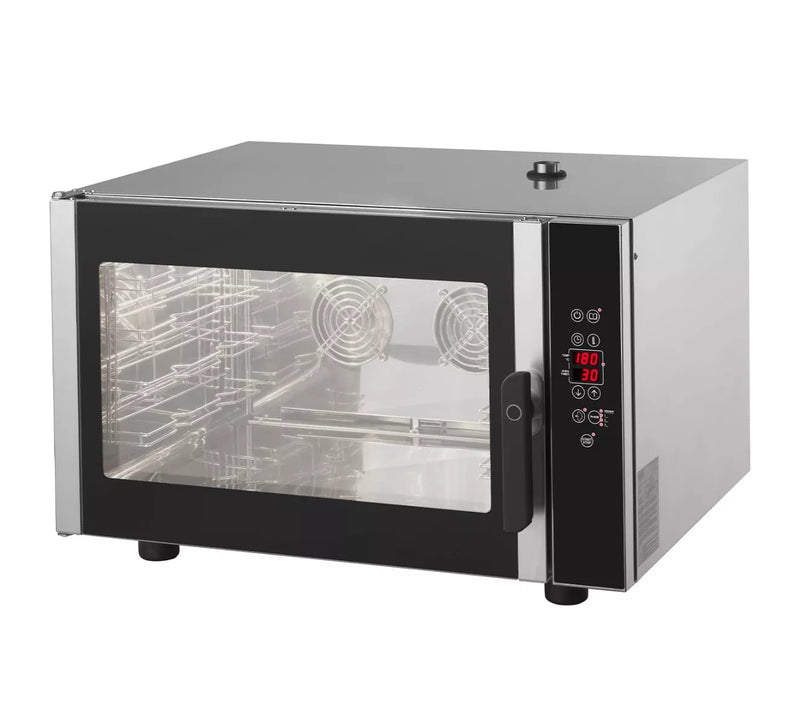 MAXIMA Gastro Combi - Dampfofen - Passt 4 Tabletts (1/1GN / 60 x 40 cm) - Digital Anzeige - 400 V