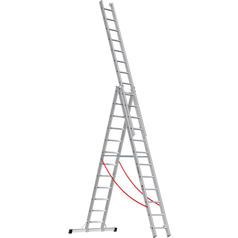 EUROLINE Ladders Nr. 207 Aluminium multifunctionele ladder 3-delig