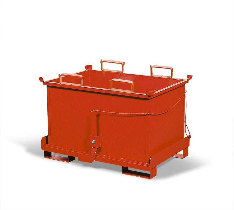 DENIOS Opvouwbare Bodemcontainer Classic Voor Chips, 500 Kg Laadvermogen 