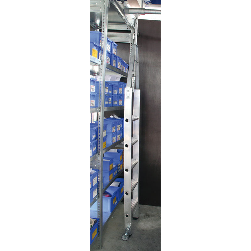 EUROLINE Ladders Nr. 30186 Aluminium stellingladder voor dubbele stelling, draaibaar