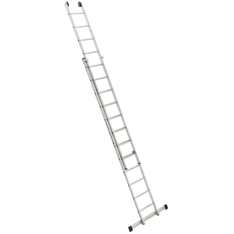 EUROLINE Ladders Nr. 302 aluminium uitschuifladder 2-delig