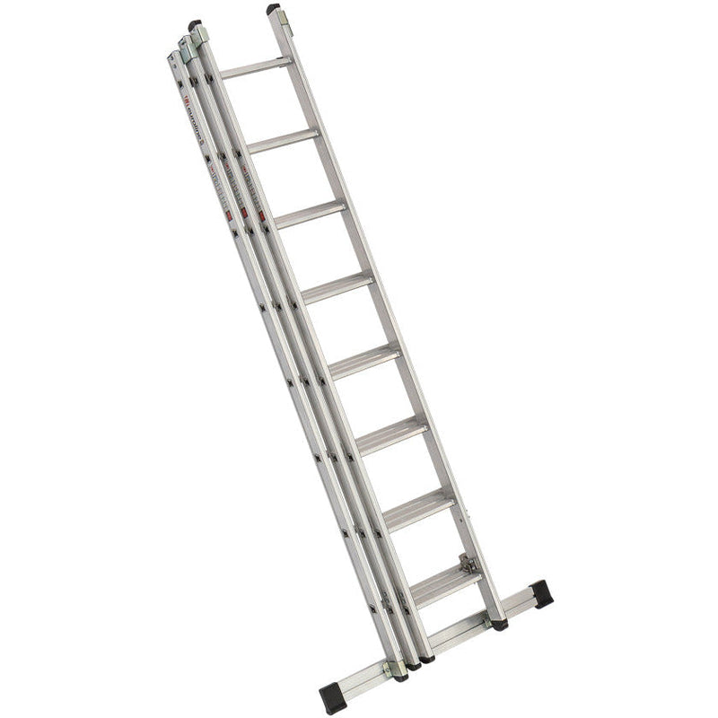 EUROLINE Ladders Nr. 303 Aluminium schuifladder 3-delig