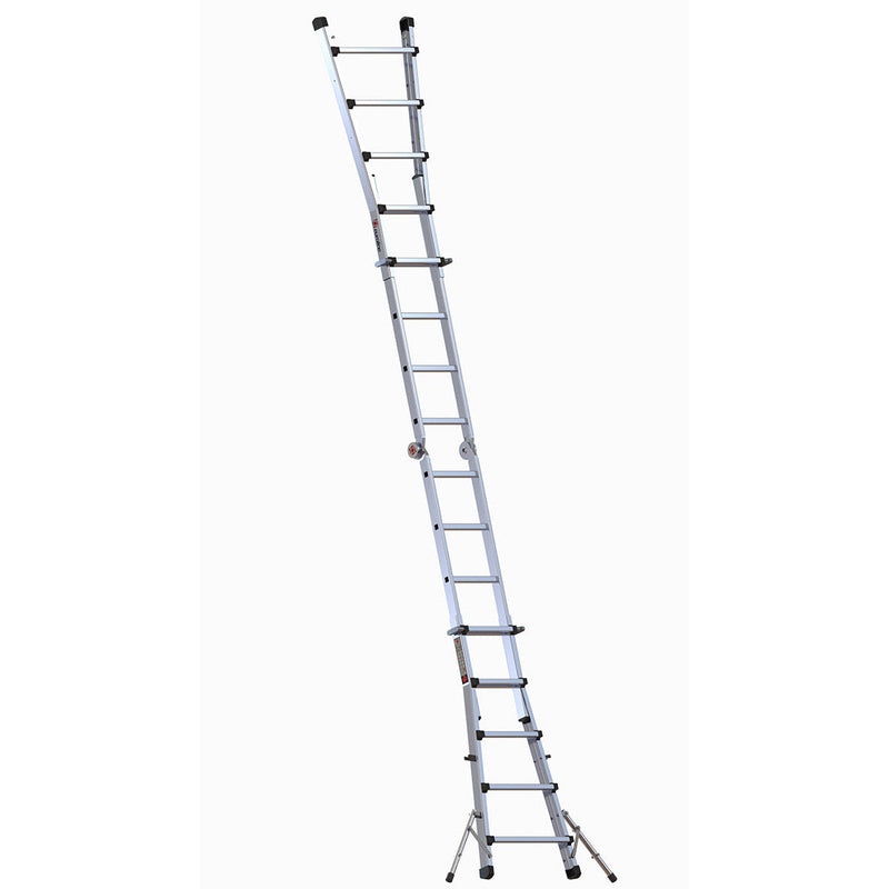 EUROLINE Ladders Nr. 31631 Alu-Vario vouwladder met staanderverlenging