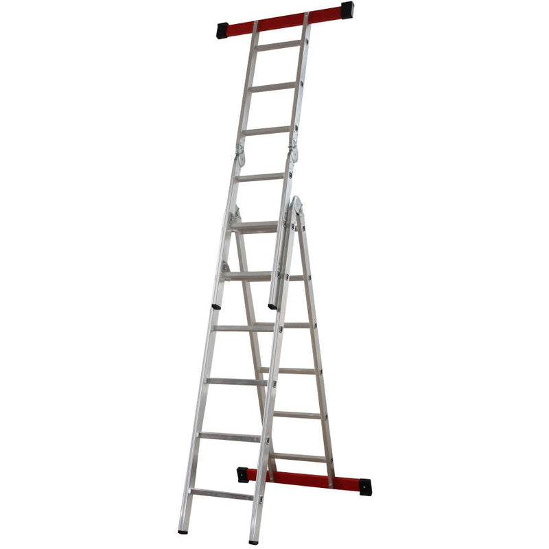 EUROLINE Ladders Combi-Opvouwbare Ladder