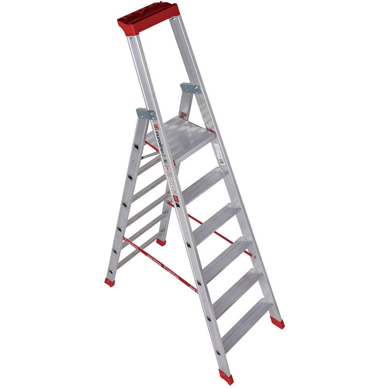 EUROLINE Ladders Nr. 32577 Aluminium trap met veiligheidsbrug