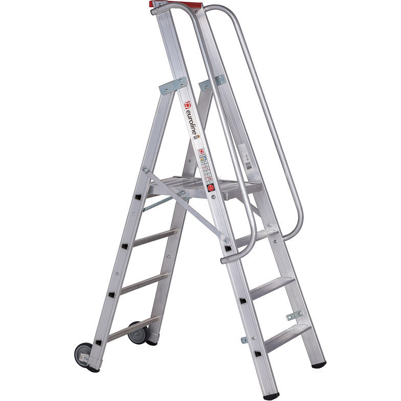 EUROLINE Ladders Nr. 32677 Aluminium trap met groot platform