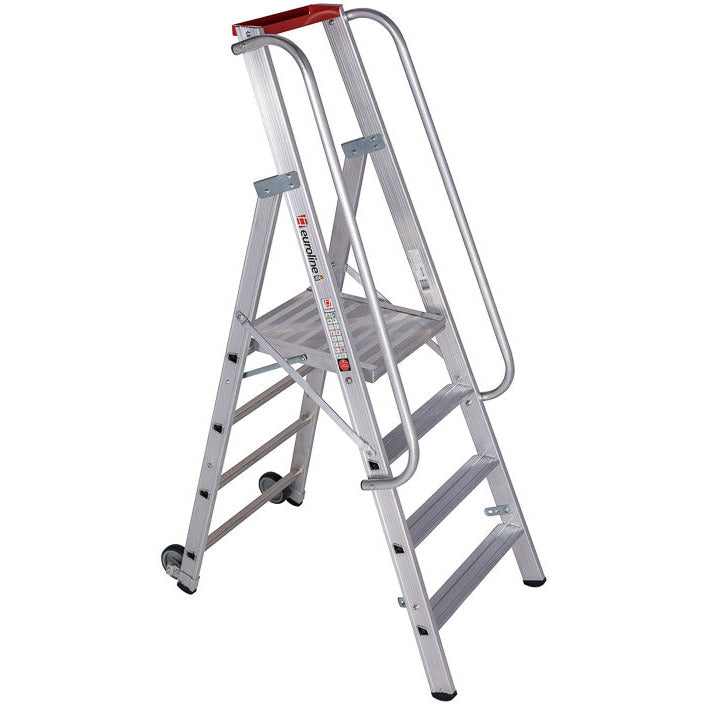 EUROLINE Ladders Nr. 32677 Aluminium trap met groot platform