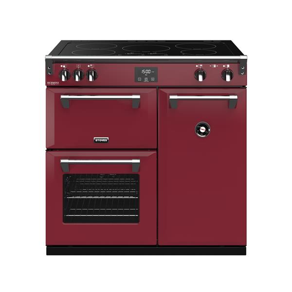 STOVES RICHMOND Deluxe S900 EI INDUKTION CB Chili Red/Chrom