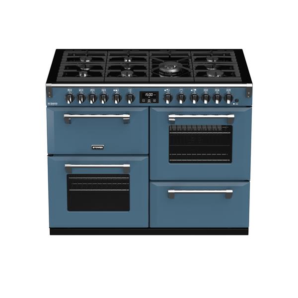 STOVES RICHMOND Deluxe S1100 DF GAS CB Thunder Blue/Chrom