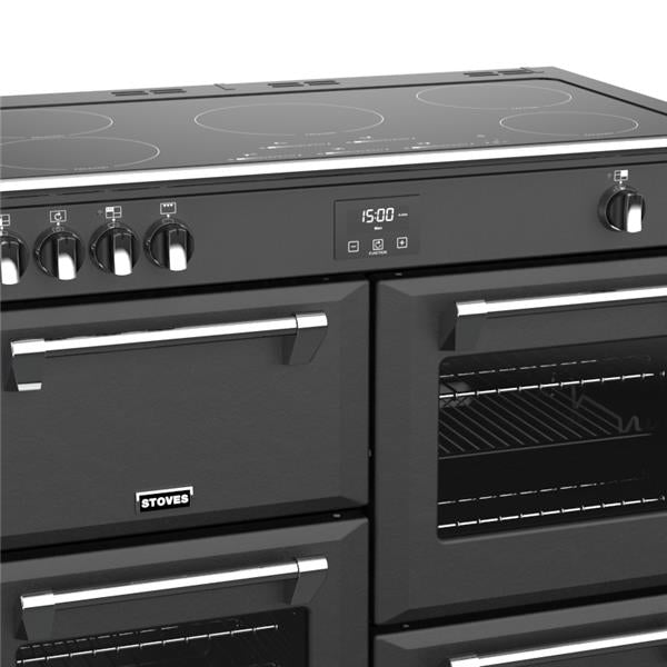 STOVES RICHMOND Deluxe S1100 EI INDUKTION CB Anthrazit/Chrom