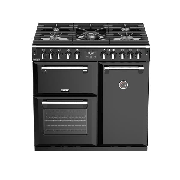 POÊLES RICHMOND Deluxe S900 DF GAZ Noir 