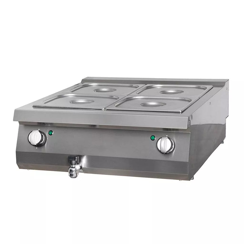 MAXIMA Gastro Heavy Duty Bain Marie - Doppeleinheit - 70 cm Tief - Elektrisch