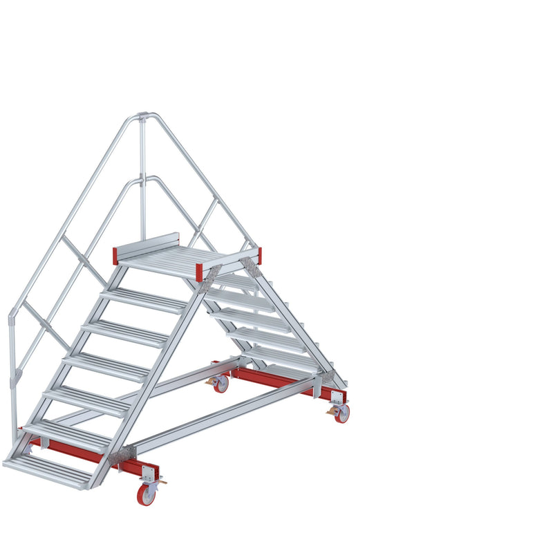 EUROLINE Ladders Nr. 512 Overgang - Klimhoek 45° - Tredebreedte 1000mm