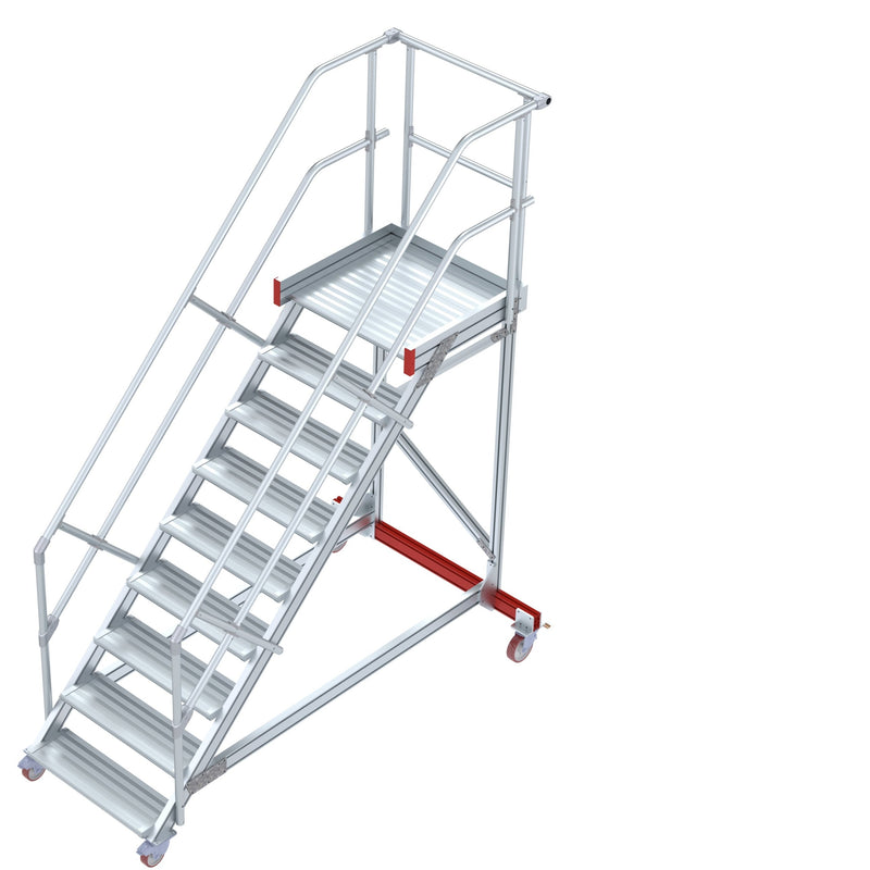 EUROLINE Ladders Nr. 513 Onderhoudsplatform - Klimhoek 60° - Tredebreedte 1000mm