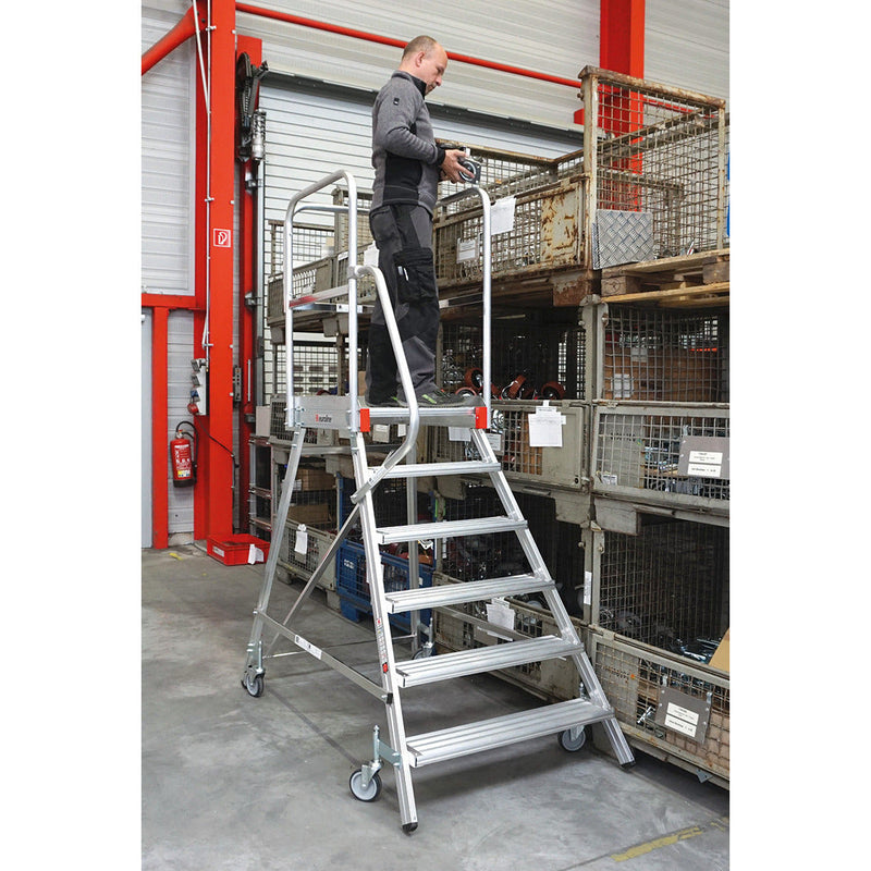 EUROLINE Ladders Nr. 51501 Mobiele platformtrap