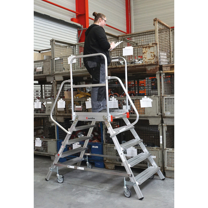 EUROLINE Ladders Nr. 51601 Mobiele platformtrap