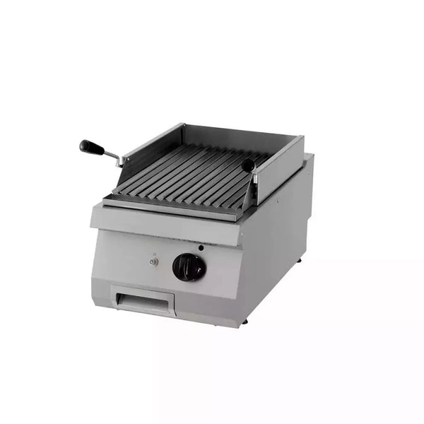 MAXIMA Gastro Heavy Duty Lava Stone Grill - Enkele eenheid - 70 cm diep - Gas 