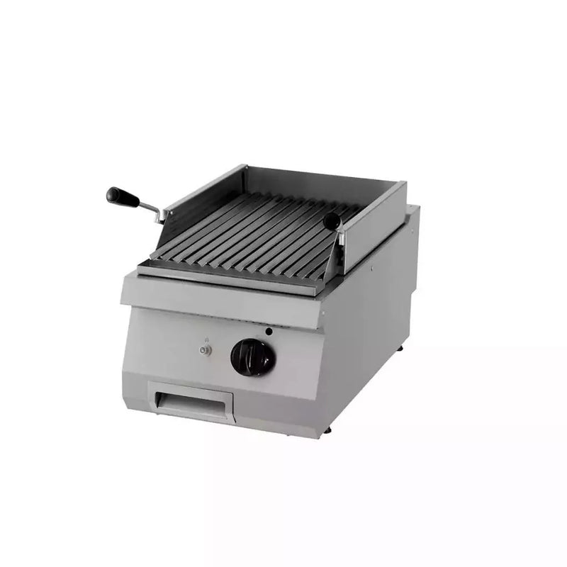 MAXIMA Gastro Heavy Duty Lavasteingrill - Einzeleinheit - 70 cm Tief - Gas