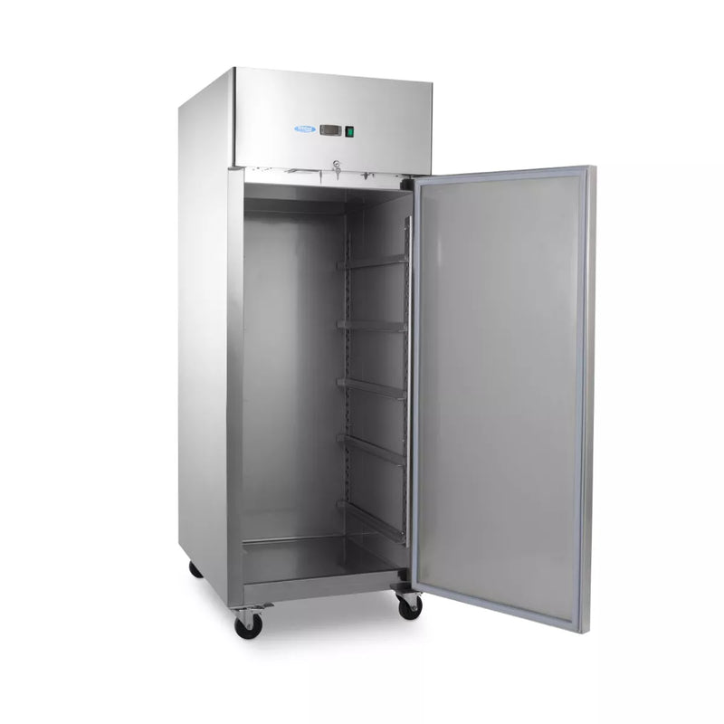 MAXIMA Gastro Bäckerei Kühlschrank - 800 l - 10 einstellbare Regale - Passend 60 x 40 cm - Doppelvolumen - auf Rädern