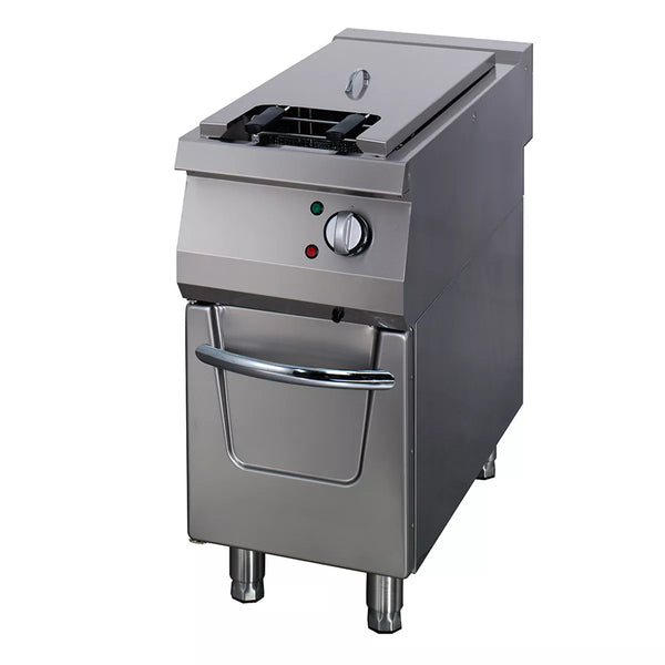 MAXIMA Gastro Heavy Duty Friteuse - 1 x 12 l - Enkele eenheid - 70 cm diep - met aftapkraan - Gas