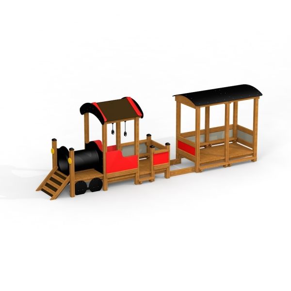 Lars Laj Lokomotive mit Wagon II Spielplatz