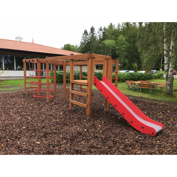 Aire de jeux pour enfants avec toboggan Lars Laj 