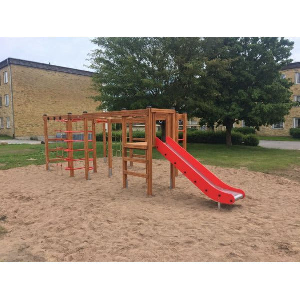 Aire de jeux pour enfants avec toboggan Lars Laj 