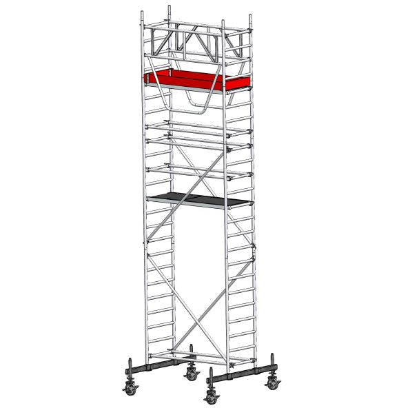 EUROLINE ladders steiger type 9521 met veiligheidsleuning (type 0,75 x 1,80)