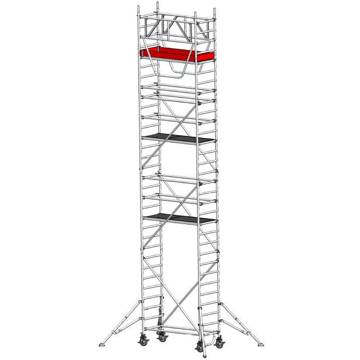 EUROLINE ladders steiger type 9521 met veiligheidsleuning (type 0,75 x 1,80)