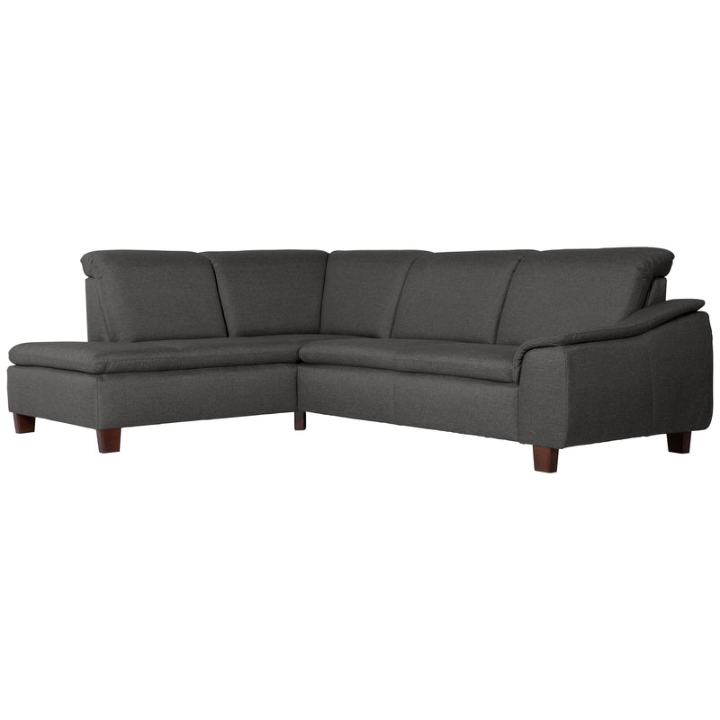 Max Winzer Ecksofa links mit Sofa 2,5-Sitzer rechts Aaron anthrazit