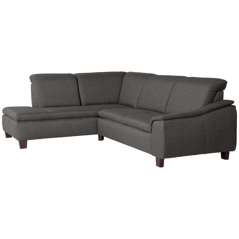 Max Winzer Ecksofa links mit Sofa 2,5-Sitzer rechts Aaron anthrazit