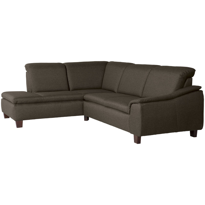 Max Winzer Ecksofa links mit Sofa 2,5-Sitzer rechts Aaron braun