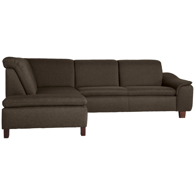 Max Winzer Ecksofa links mit Sofa 2,5-Sitzer rechts Aaron braun