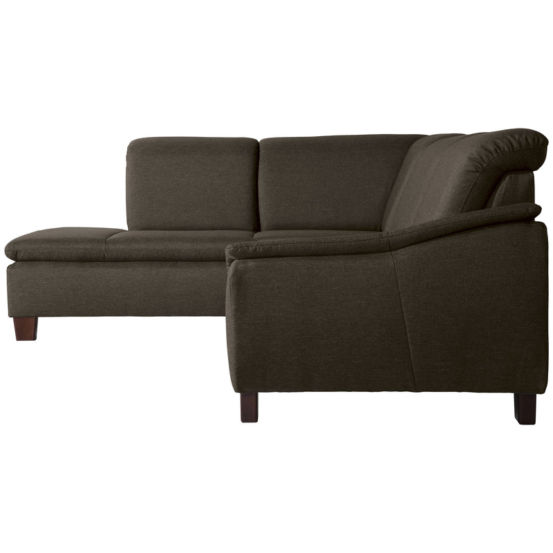 Max Winzer Ecksofa links mit Sofa 2,5-Sitzer rechts Aaron braun