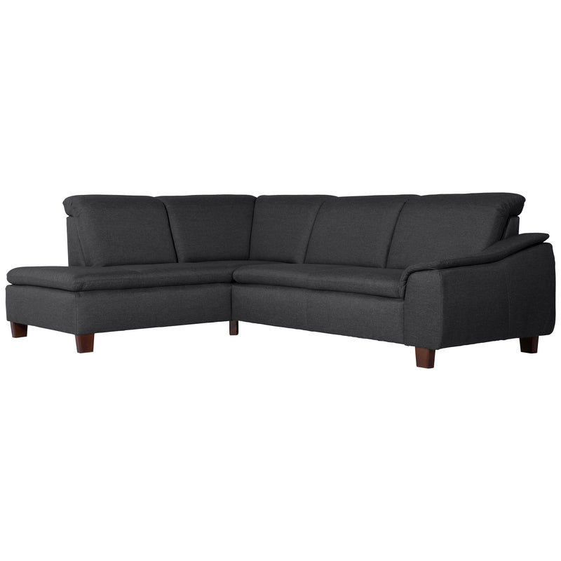 Max Winzer Ecksofa links mit Sofa 2,5-Sitzer rechts Aaron graphit